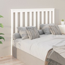 vidaXL Kopfteil Weiß 146x6x101 cm Massivholz Kiefer