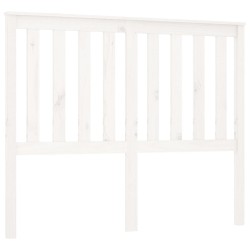 vidaXL Kopfteil Weiß 146x6x101 cm Massivholz Kiefer