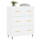 vidaXL Sideboard Weiß 69,5x34x90 cm Holzwerkstoff vidaXL Sideboard Weiß 69,5x34x90 cm Holzwerkstoff