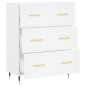 vidaXL Sideboard Weiß 69,5x34x90 cm Holzwerkstoff vidaXL Sideboard Weiß 69,5x34x90 cm Holzwerkstoff
