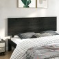 vidaXL Kopfteil Schwarz 204x6x82,5 cm Massivholz Kiefer vidaXL Kopfteil Schwarz 204x6x82,5 cm Massivholz Kiefer