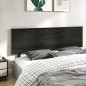 vidaXL Kopfteil Schwarz 204x6x82,5 cm Massivholz Kiefer vidaXL Kopfteil Schwarz 204x6x82,5 cm Massivholz Kiefer