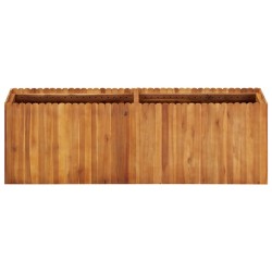 vidaXL Garten-Hochbeet 150 x 30 x 50 cm Massivholz Akazie