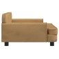 Hundebett Braun 90x53x30 cm Samt Hundebett Braun 90x53x30 cm Samt