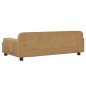 Hundebett Braun 90x53x30 cm Samt Hundebett Braun 90x53x30 cm Samt