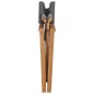 vidaXL Regiestühle 2 Stk. Klappbar Grau Massivholz Teak vidaXL Regiestühle 2 Stk. Klappbar Grau Massivholz Teak