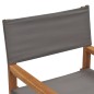vidaXL Regiestühle 2 Stk. Klappbar Grau Massivholz Teak vidaXL Regiestühle 2 Stk. Klappbar Grau Massivholz Teak