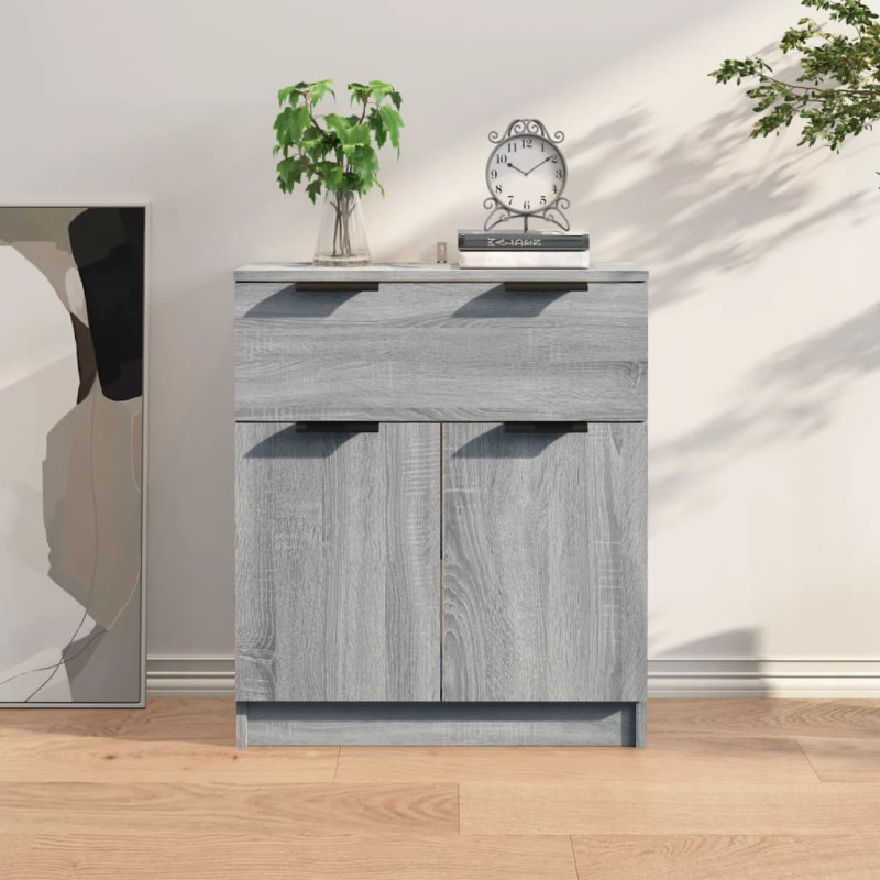 vidaXL Sideboard Grau Sonoma 60x30x70 cm Holzwerkstoff vidaXL Sideboard Grau Sonoma 60x30x70 cm Holzwerkstoff