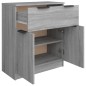 vidaXL Sideboard Grau Sonoma 60x30x70 cm Holzwerkstoff vidaXL Sideboard Grau Sonoma 60x30x70 cm Holzwerkstoff