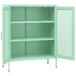 vidaXL Lagerschrank Minzgrün 80x35x101,5 cm Stahl vidaXL Lagerschrank Minzgrün 80x35x101,5 cm Stahl