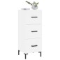 vidaXL Sideboard Weiß 34,5x34x90 cm Holzwerkstoff vidaXL Sideboard Weiß 34,5x34x90 cm Holzwerkstoff
