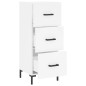 vidaXL Sideboard Weiß 34,5x34x90 cm Holzwerkstoff vidaXL Sideboard Weiß 34,5x34x90 cm Holzwerkstoff
