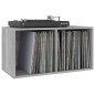vidaXL Schallplatten-Box Grau Sonoma 71x34x36cm Holzwerkstoff vidaXL Schallplatten-Box Grau Sonoma 71x34x36cm Holzwerkstoff
