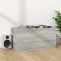 vidaXL Schallplatten-Box Grau Sonoma 71x34x36cm Holzwerkstoff vidaXL Schallplatten-Box Grau Sonoma 71x34x36cm Holzwerkstoff