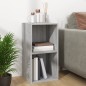 vidaXL Schallplatten-Box Grau Sonoma 71x34x36cm Holzwerkstoff vidaXL Schallplatten-Box Grau Sonoma 71x34x36cm Holzwerkstoff