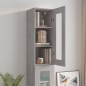 vidaXL Hängeschrank Betongrau 34,5x34x90 cm vidaXL Hängeschrank Betongrau 34,5x34x90 cm