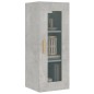 vidaXL Hängeschrank Betongrau 34,5x34x90 cm vidaXL Hängeschrank Betongrau 34,5x34x90 cm