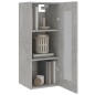 vidaXL Hängeschrank Betongrau 34,5x34x90 cm vidaXL Hängeschrank Betongrau 34,5x34x90 cm
