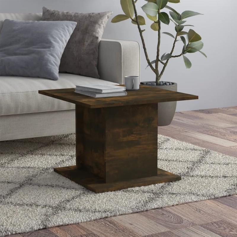 vidaXL Couchtisch Räuchereiche 55,5x55,5x40 cm Holzwerkstoff vidaXL Couchtisch Räuchereiche 55,5x55,5x40 cm Holzwerkstoff