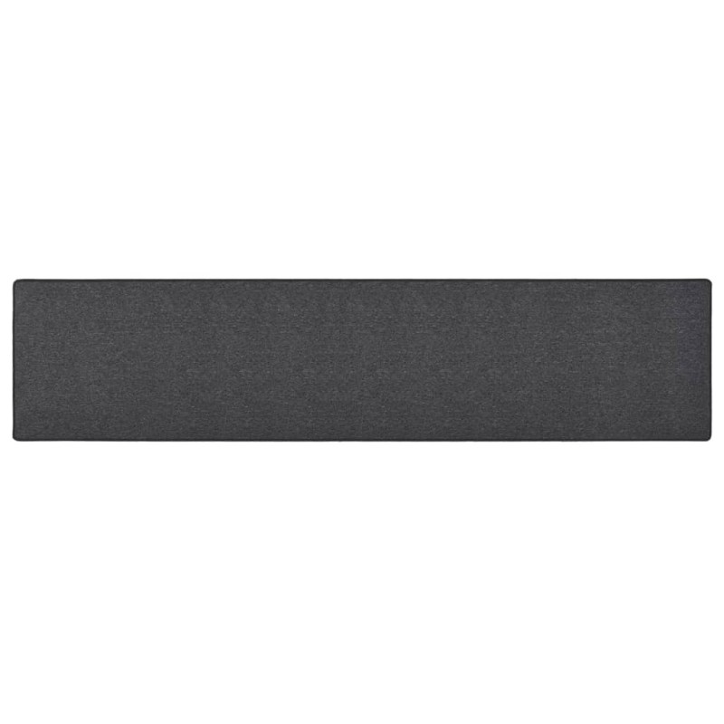vidaXL Teppichläufer Anthrazit 80x400 cm vidaXL Teppichläufer Anthrazit 80x400 cm