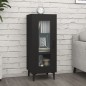 vidaXL Sideboard Schwarz 34,5x34x90 cm Holzwerkstoff vidaXL Sideboard Schwarz 34,5x34x90 cm Holzwerkstoff