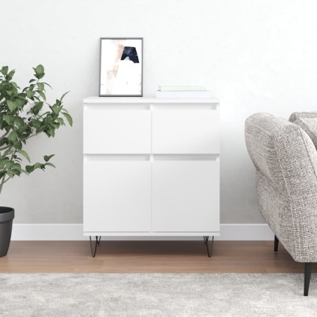 vidaXL Sideboard Weiß 60x35x70 cm Holzwerkstoff