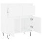vidaXL Sideboard Weiß 60x35x70 cm Holzwerkstoff vidaXL Sideboard Weiß 60x35x70 cm Holzwerkstoff