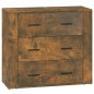 vidaXL Sideboard Räuchereiche 80x33x70 cm Holzwerkstoff vidaXL Sideboard Räuchereiche 80x33x70 cm Holzwerkstoff