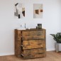 vidaXL Sideboard Räuchereiche 80x33x70 cm Holzwerkstoff vidaXL Sideboard Räuchereiche 80x33x70 cm Holzwerkstoff