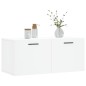 vidaXL Wandschrank Weiß 80x36,5x35 cm Holzwerkstoff vidaXL Wandschrank Weiß 80x36,5x35 cm Holzwerkstoff