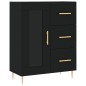 vidaXL Sideboard Schwarz 69,5x34x90 cm Holzwerkstoff vidaXL Sideboard Schwarz 69,5x34x90 cm Holzwerkstoff