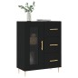 vidaXL Sideboard Schwarz 69,5x34x90 cm Holzwerkstoff vidaXL Sideboard Schwarz 69,5x34x90 cm Holzwerkstoff