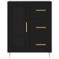 vidaXL Sideboard Schwarz 69,5x34x90 cm Holzwerkstoff vidaXL Sideboard Schwarz 69,5x34x90 cm Holzwerkstoff