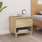 vidaXL Nachttisch Sonoma-Eiche 50x46x50 cm Holzwerkstoff vidaXL Nachttisch Sonoma-Eiche 50x46x50 cm Holzwerkstoff