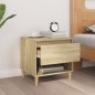 vidaXL Nachttisch Sonoma-Eiche 50x46x50 cm Holzwerkstoff vidaXL Nachttisch Sonoma-Eiche 50x46x50 cm Holzwerkstoff