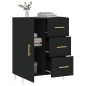 vidaXL Sideboard Schwarz 69,5x34x90 cm Holzwerkstoff vidaXL Sideboard Schwarz 69,5x34x90 cm Holzwerkstoff