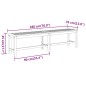 vidaXL Gartenbank 180x35x45 cm Massivholz Akazie vidaXL Gartenbank 180x35x45 cm Massivholz Akazie