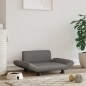 Hundebett Grau 70x45x28 cm Kunstleder Hundebett Grau 70x45x28 cm Kunstleder