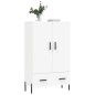 vidaXL Highboard Weiß 69,5x31x115 cm Holzwerkstoff vidaXL Highboard Weiß 69,5x31x115 cm Holzwerkstoff