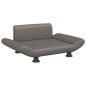 Hundebett Grau 70x45x28 cm Kunstleder Hundebett Grau 70x45x28 cm Kunstleder
