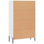 vidaXL Highboard Weiß 69,5x31x115 cm Holzwerkstoff vidaXL Highboard Weiß 69,5x31x115 cm Holzwerkstoff