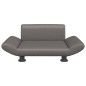 Hundebett Grau 70x45x28 cm Kunstleder Hundebett Grau 70x45x28 cm Kunstleder