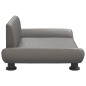 Hundebett Grau 70x45x28 cm Kunstleder Hundebett Grau 70x45x28 cm Kunstleder