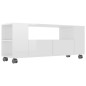vidaXL TV-Schrank Hochglanz-Weiß 120x35x48 cm Holzwerkstoff vidaXL TV-Schrank Hochglanz-Weiß 120x35x48 cm Holzwerkstoff