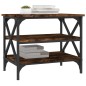 vidaXL Beistelltisch Räuchereiche 55x38x45 cm Holzwerkstoff vidaXL Beistelltisch Räuchereiche 55x38x45 cm Holzwerkstoff