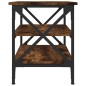 vidaXL Beistelltisch Räuchereiche 55x38x45 cm Holzwerkstoff vidaXL Beistelltisch Räuchereiche 55x38x45 cm Holzwerkstoff