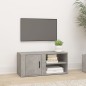 vidaXL TV-Schrank Betongrau 80x31,5x36 cm Holzwerkstoff vidaXL TV-Schrank Betongrau 80x31,5x36 cm Holzwerkstoff