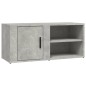 vidaXL TV-Schrank Betongrau 80x31,5x36 cm Holzwerkstoff vidaXL TV-Schrank Betongrau 80x31,5x36 cm Holzwerkstoff