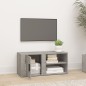 vidaXL TV-Schrank Betongrau 80x31,5x36 cm Holzwerkstoff vidaXL TV-Schrank Betongrau 80x31,5x36 cm Holzwerkstoff