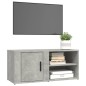vidaXL TV-Schrank Betongrau 80x31,5x36 cm Holzwerkstoff vidaXL TV-Schrank Betongrau 80x31,5x36 cm Holzwerkstoff